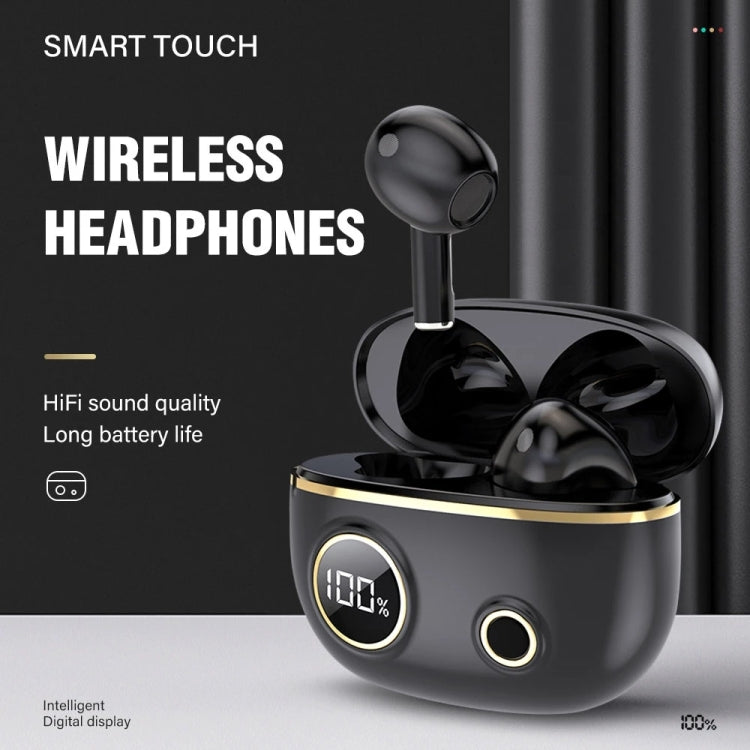 PRO100 TWS หูฟังไร้สายบลูทูธ 5.2 ตัดเสียงรบกวน กันน้ำ หูฟังสเตอริโอ 9D สำหรับกีฬา พร้อมกล่องชาร์จ