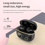 PRO100 TWS หูฟังไร้สายบลูทูธ 5.2 ตัดเสียงรบกวน กันน้ำ หูฟังสเตอริโอ 9D สำหรับกีฬา พร้อมกล่องชาร์จ