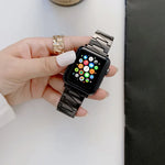 สายโลหะสแตนเลสสตีลแบบโซ่สร้างสรรค์ สำหรับ Apple Watch Series 7 41 มม. / 6&SE&5&4 40 มม. / 3&2&1 38 มม., 7 45 มม. / 6&SE&5&4 44 มม. / 3&2&1 42 มม.