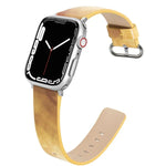สายหนังลายหินอ่อนสำหรับ Apple Watch Series 7 41 มม. / 6&SE&5&4 40 มม. / 3&2&1 38 มม., 7 45 มม. / 6&SE&5&4 44 มม. / 3&2&1 42 มม.