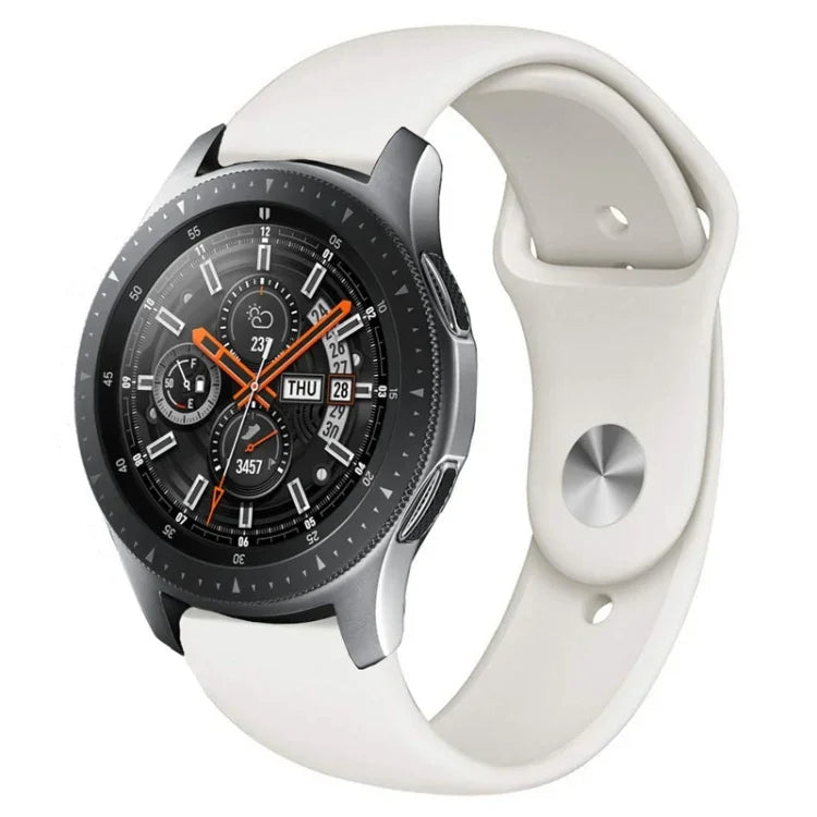 สายรัดซิลิโคนสีเดียวสำหรับ Samsung Galaxy Watch Active 20mm