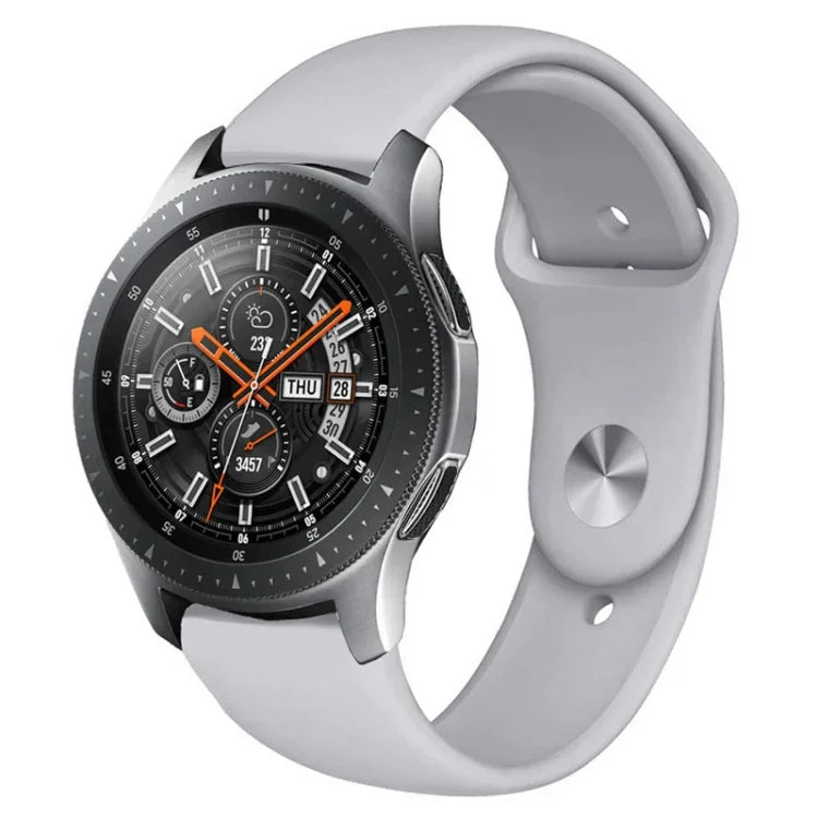 สายรัดซิลิโคนสีเดียวสำหรับ Samsung Galaxy Watch Active 20mm
