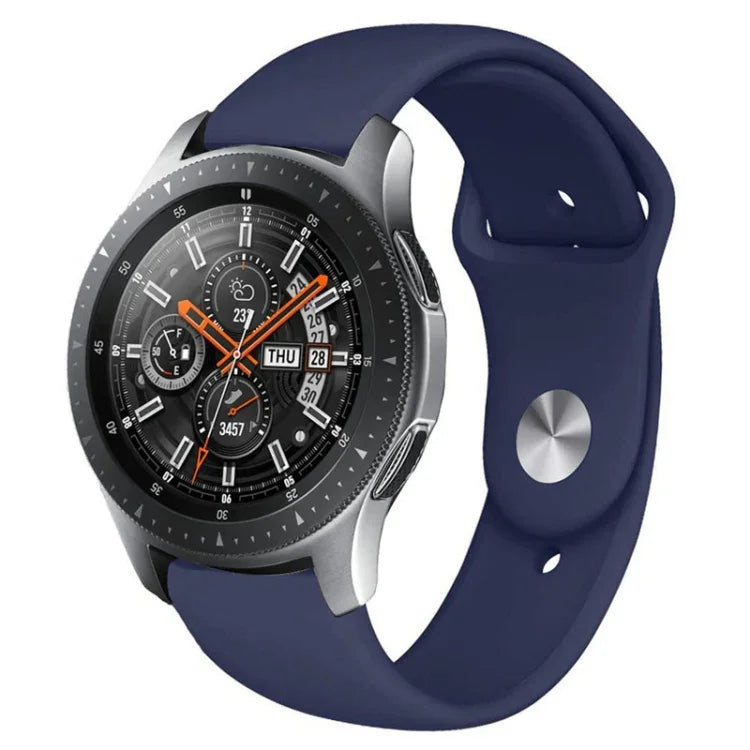 สายรัดซิลิโคนสีเดียวสำหรับ Samsung Galaxy Watch Active 20mm