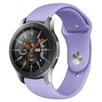 สายรัดซิลิโคนสีเดียวสำหรับ Samsung Galaxy Watch Active 20mm