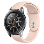 สายรัดซิลิโคนสีเดียวสำหรับ Samsung Galaxy Watch Active 20mm