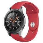 สายรัดซิลิโคนสีเดียวสำหรับ Samsung Galaxy Watch Active 20mm