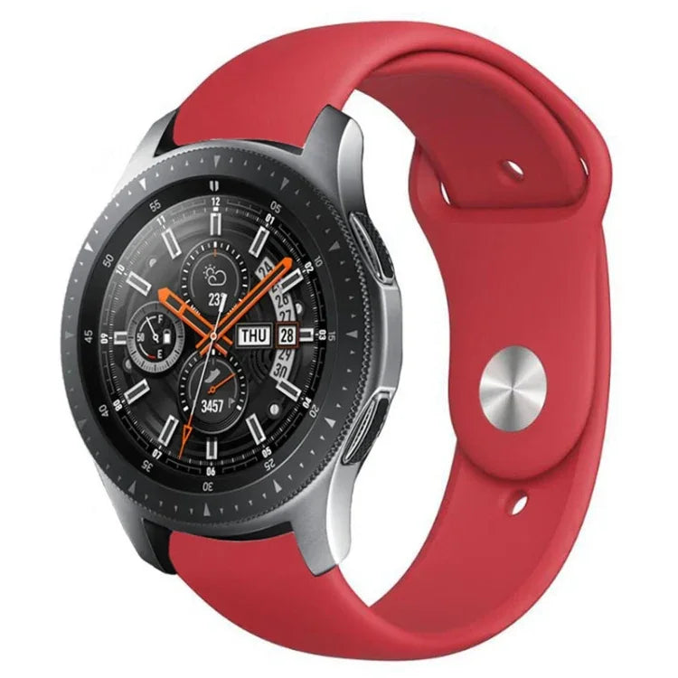 สายรัดซิลิโคนสีเดียวสำหรับ Samsung Galaxy Watch Active 20mm