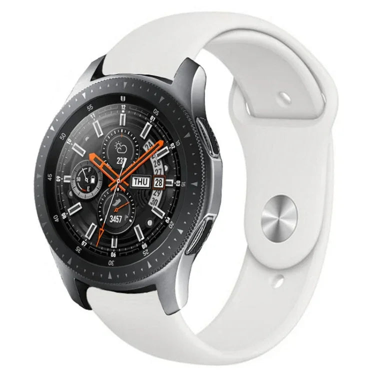 สายรัดซิลิโคนสีเดียวสำหรับ Samsung Galaxy Watch Active 20mm