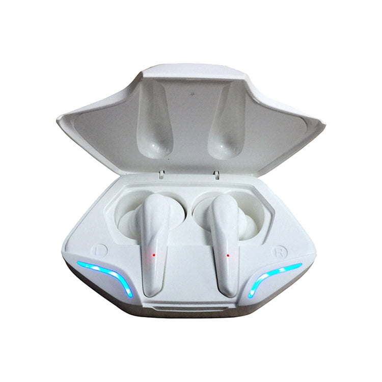 TWS-G11 หูฟังเกมมิ่งบลูทูธ 5.0 TWS สเตอริโอความหน่วงต่ำ พร้อมไฟ LED สวยงาม