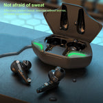 TWS-G11 หูฟังเกมมิ่งบลูทูธ 5.0 TWS สเตอริโอความหน่วงต่ำ พร้อมไฟ LED สวยงาม