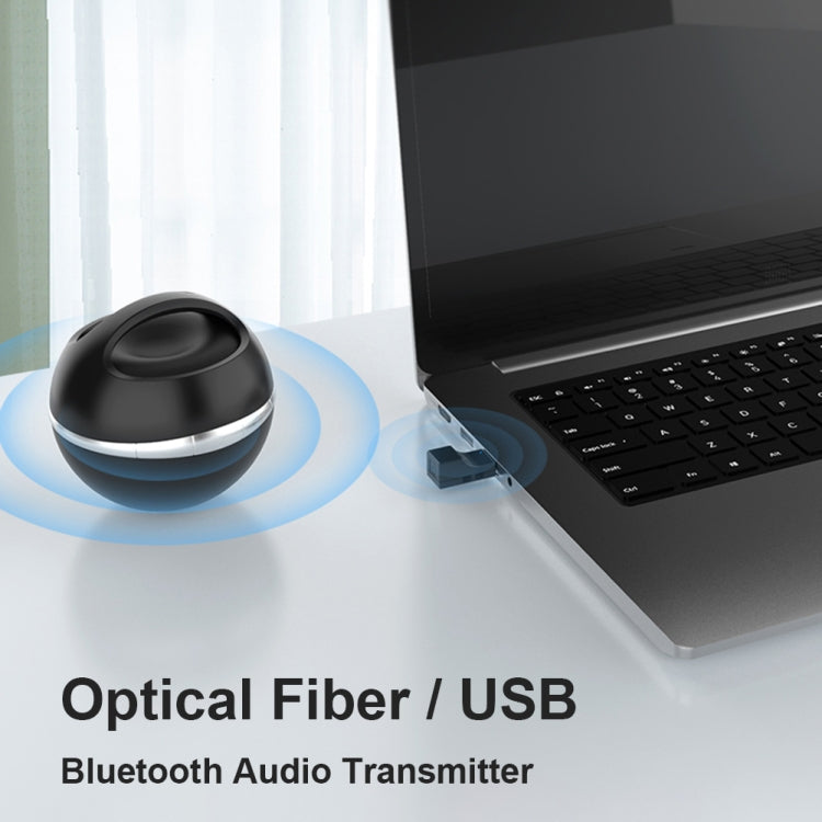 SW03 ตัวส่งสัญญาณเสียงบลูทูธ 5.0 2 in 1 USB + SPDIF อะแดปเตอร์ไร้สายออปติคัลความหน่วงต่ำสำหรับทีวี PC