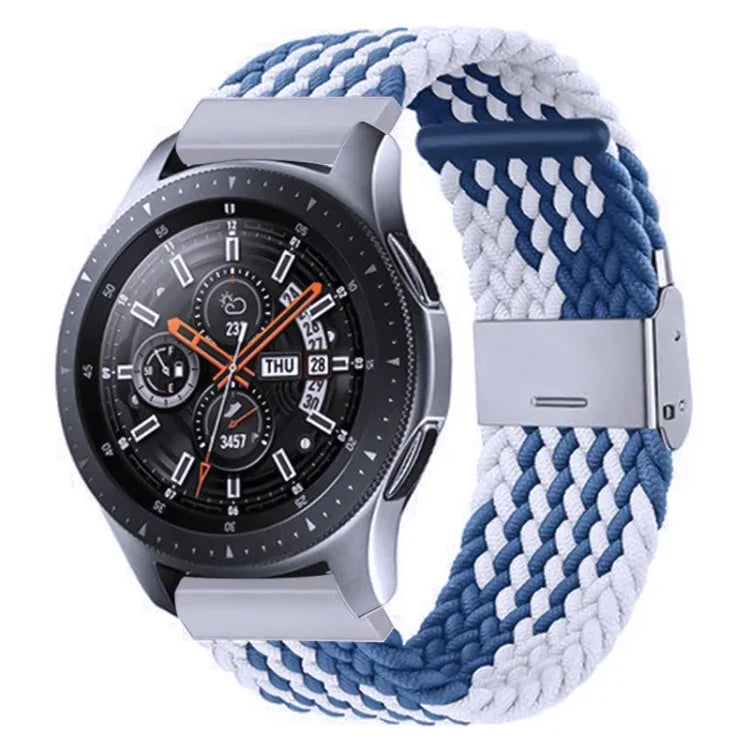 สายรัดถักไนลอนพร้อมหัวเข็มขัดโลหะสำหรับ Galaxy Watch 4 ขนาด 20 มม., 20mm