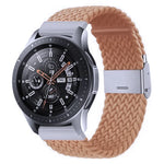 สายรัดถักไนลอนพร้อมหัวเข็มขัดโลหะสำหรับ Galaxy Watch 4 ขนาด 20 มม., 20mm