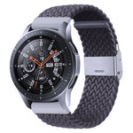 สายรัดถักไนลอนพร้อมหัวเข็มขัดโลหะสำหรับ Galaxy Watch 4 ขนาด 20 มม., 20mm
