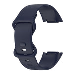 For Fitbit Charge 5 Monochromatic Silica Gel To Replace Watch Strap, Size：Large Size, Size: Small Size
