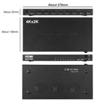 ตัวแยกสัญญาณ HDMI 1 x 8 4K x 2K 3840*2160/30HZ