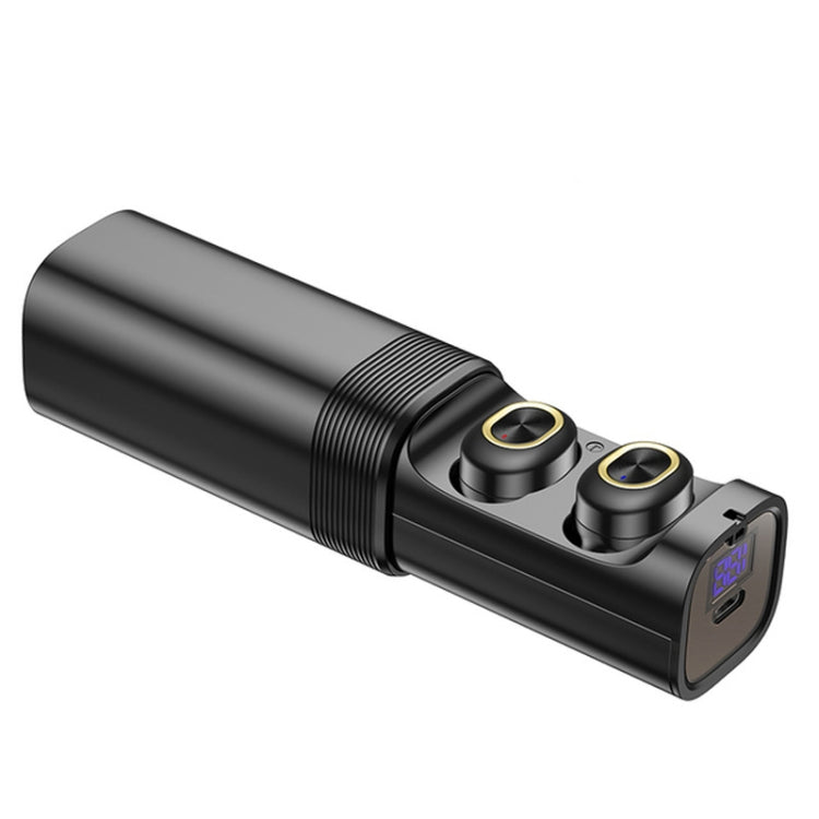 T&G TG909 TWS หูฟังบลูทูธสเตอริโอแบบใส่ในหู ช่องสัญญาณคู่ พร้อมจอแสดงผล LED