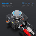 C39 ตัวรับสัญญาณ Bluetooth 5.0 RCA เป็น 3.5 มม. ตัวแปลงเสียงไร้สาย รองรับการ์ด TF, C39