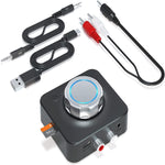 C39 ตัวรับสัญญาณ Bluetooth 5.0 RCA เป็น 3.5 มม. ตัวแปลงเสียงไร้สาย รองรับการ์ด TF, C39