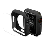 เคส TPU ป้องกันพร้อมฟิล์มกันรอยหน้าจอ PET ครอบคลุมเต็มจอ จาก ENKAY Hat-Prince สำหรับ Apple Watch Series 7 ขนาด 41 มม.