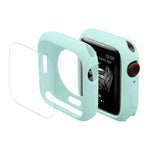 เคส TPU ป้องกันพร้อมฟิล์มกันรอยหน้าจอ PET ครอบคลุมเต็มจอ จาก ENKAY Hat-Prince สำหรับ Apple Watch Series 7 ขนาด 41 มม.