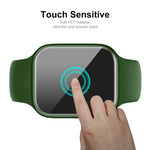 เคส TPU ป้องกันพร้อมฟิล์มกันรอยหน้าจอ PET ครอบคลุมเต็มจอ จาก ENKAY Hat-Prince สำหรับ Apple Watch Series 7 ขนาด 41 มม.