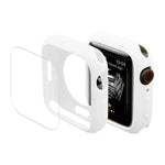 เคส TPU ป้องกันพร้อมฟิล์มกันรอยหน้าจอ PET ครอบคลุมเต็มจอ จาก ENKAY Hat-Prince สำหรับ Apple Watch Series 7 ขนาด 45 มม.