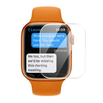 ฟิล์มกันรอยหน้าจอกระจกนิรภัย HD แบบโค้งขอบ 3D ครอบคลุมเต็มจอ จาก ENKAY Hat-Prince สำหรับ Apple Watch Series 9 / 8 / 7 ขนาด 41 มม., 1 ชิ้น, 2 ชิ้น, 5 ชิ้น, 10 ชิ้น
