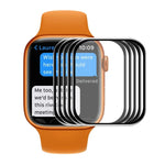 ฟิล์มกันรอยหน้าจอกระจกนิรภัย HD แบบโค้งขอบ 3D ครอบคลุมเต็มจอ จาก ENKAY Hat-Prince สำหรับ Apple Watch Series 9 / 8 / 7 ขนาด 41 มม., 1 ชิ้น, 2 ชิ้น, 5 ชิ้น, 10 ชิ้น