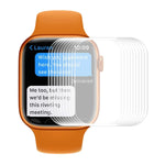 ฟิล์มกันรอยหน้าจอกระจกนิรภัย HD แบบโค้งขอบ 3D ครอบคลุมเต็มจอ จาก ENKAY Hat-Prince สำหรับ Apple Watch Series 9 / 8 / 7 ขนาด 41 มม., 1 ชิ้น, 2 ชิ้น, 5 ชิ้น, 10 ชิ้น