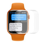 ฟิล์มกันรอยหน้าจอกระจกนิรภัย HD แบบโค้งขอบ 3D ครอบคลุมเต็มจอ จาก ENKAY Hat-Prince สำหรับ Apple Watch Series 9 / 8 / 7 ขนาด 45 มม., 1 ชิ้น, 2 ชิ้น, 5 ชิ้น, 10 ชิ้น