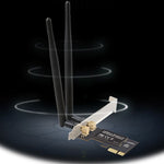 การ์ดเครือข่ายไร้สาย PCI-E ความถี่คู่ 300M