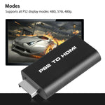 ตัวแปลงวิดีโอ PS2 เป็น HDMI พร้อมช่องออก 3.5 มม.