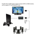 ตัวแปลงวิดีโอ PS2 เป็น HDMI พร้อมช่องออก 3.5 มม.