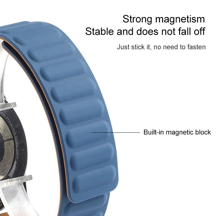 สายรัดนาฬิกาซิลิโคนแม่เหล็กสำหรับ Samsung Galaxy Gear 2 R380