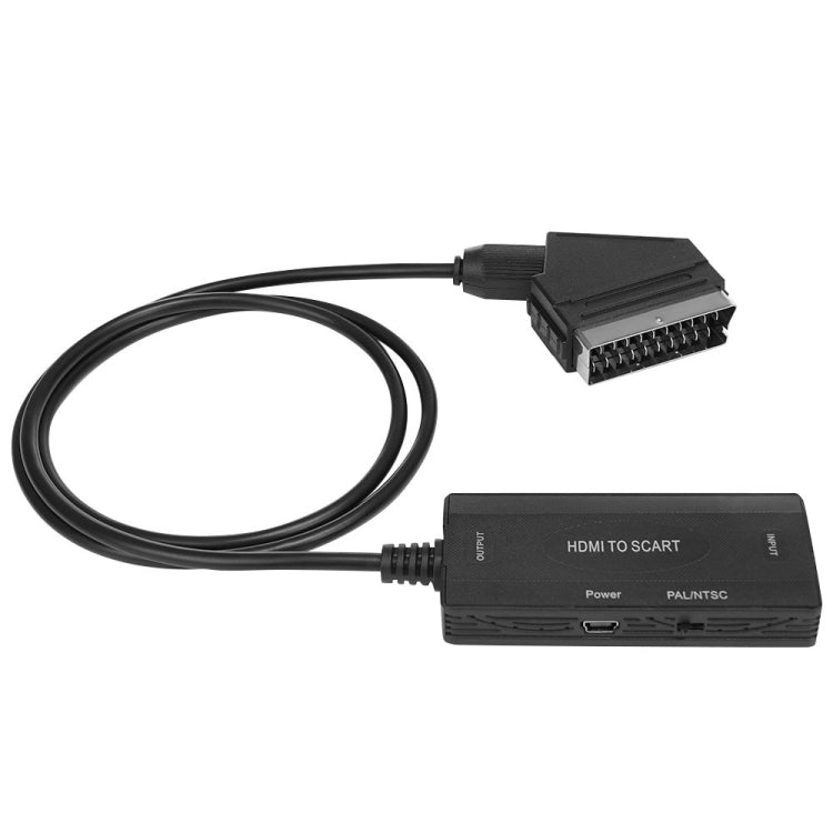 ตัวแปลงเสียงและวิดีโอ HDMI เป็น SCART ความละเอียด 1080P