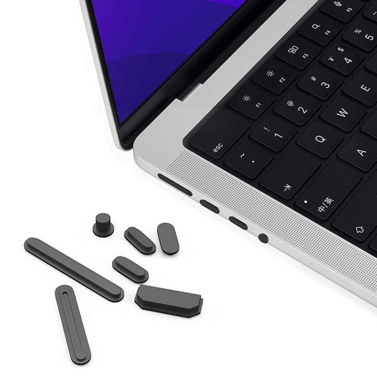 ปลั๊กกันฝุ่นซิลิโคน ENKAY Hat-Prince สำหรับ MacBook Air 13.6 2022/2024 A2681 (M2) / A3113 (M3)