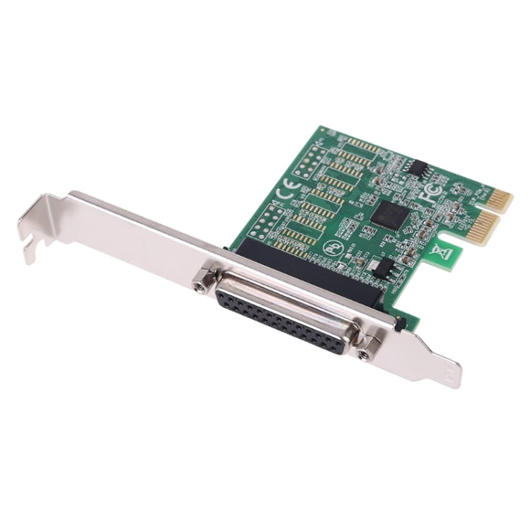 การ์ดขยาย PCI-E สำหรับพอร์ตขนาน DB25 25 พิน ตัวแปลงการ์ด LPT เครื่องพิมพ์เป็น PCI-E Express รุ่น AX99100