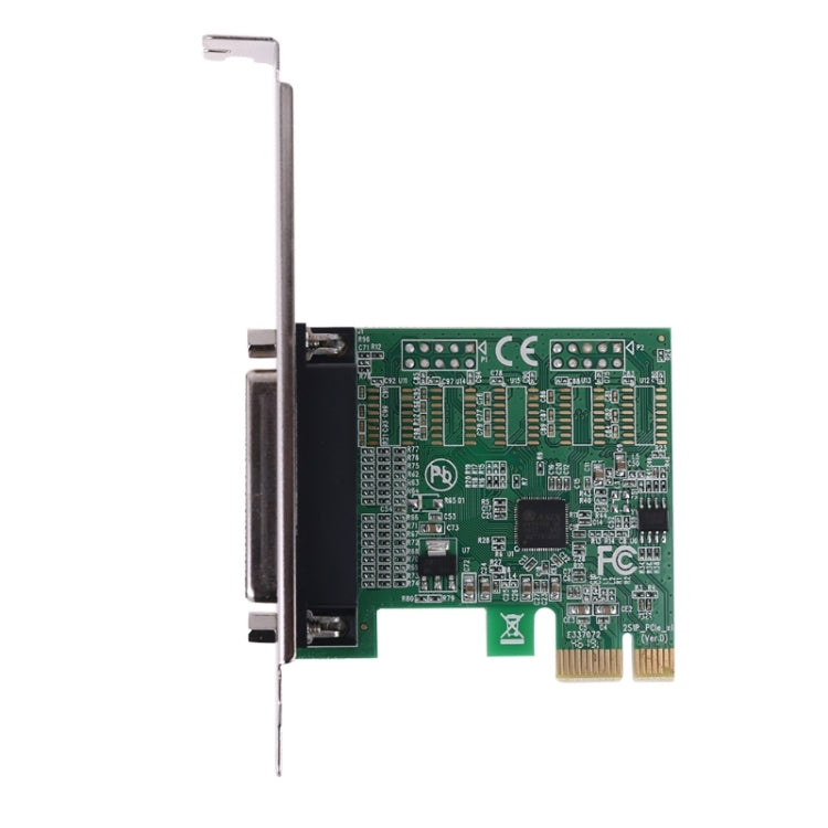 การ์ดขยาย PCI-E สำหรับพอร์ตขนาน DB25 25 พิน ตัวแปลงการ์ด LPT เครื่องพิมพ์เป็น PCI-E Express รุ่น AX99100