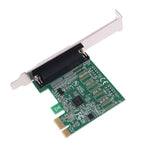 การ์ดขยาย PCI-E สำหรับพอร์ตขนาน DB25 25 พิน ตัวแปลงการ์ด LPT เครื่องพิมพ์เป็น PCI-E Express รุ่น AX99100