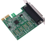 การ์ดขยาย PCI-E สำหรับพอร์ตขนาน DB25 25 พิน ตัวแปลงการ์ด LPT เครื่องพิมพ์เป็น PCI-E Express รุ่น AX99100