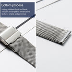 Stainless Steel Milan Double Insurance Buckle Watch Strap, For Huawei Watch GT 3 42mm, For Huawei Watch GT 2 42mm, For Huawei Watch 2, For Huawei Honor Watch ES