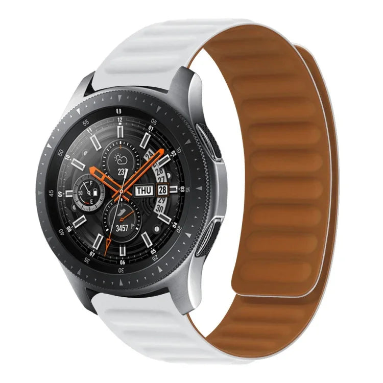 สายรัดนาฬิกาซิลิโคนแม่เหล็ก สำหรับ Samsung Galaxy Watch 3 41MM R850, สำหรับ Samsung Galaxy Gear Sport, สำหรับ Samsung Galaxy Watch Active