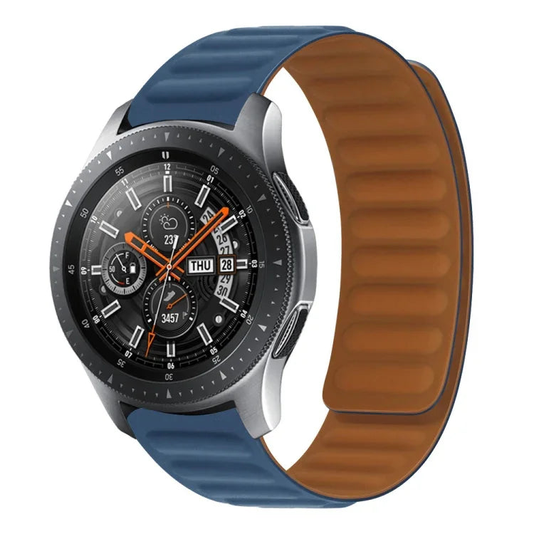 สายรัดนาฬิกาซิลิโคนแม่เหล็ก สำหรับ Samsung Galaxy Watch 3 41MM R850, สำหรับ Samsung Galaxy Gear Sport, สำหรับ Samsung Galaxy Watch Active