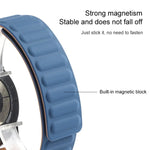 สายรัดนาฬิกาซิลิโคนแม่เหล็ก สำหรับ Samsung Galaxy Watch 3 41MM R850, สำหรับ Samsung Galaxy Gear Sport, สำหรับ Samsung Galaxy Watch Active