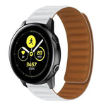 สายรัดนาฬิกาซิลิโคนแม่เหล็ก สำหรับ Samsung Galaxy Watch 3 41MM R850, สำหรับ Samsung Galaxy Gear Sport, สำหรับ Samsung Galaxy Watch Active