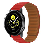 สายรัดนาฬิกาซิลิโคนแม่เหล็ก สำหรับ Samsung Galaxy Watch 3 41MM R850, สำหรับ Samsung Galaxy Gear Sport, สำหรับ Samsung Galaxy Watch Active