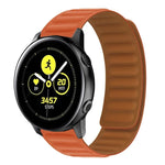 สายรัดนาฬิกาซิลิโคนแม่เหล็ก สำหรับ Samsung Galaxy Watch 3 41MM R850, สำหรับ Samsung Galaxy Gear Sport, สำหรับ Samsung Galaxy Watch Active