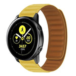 สายรัดนาฬิกาซิลิโคนแม่เหล็ก สำหรับ Samsung Galaxy Watch 3 41MM R850, สำหรับ Samsung Galaxy Gear Sport, สำหรับ Samsung Galaxy Watch Active
