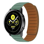 สายรัดนาฬิกาซิลิโคนแม่เหล็ก สำหรับ Samsung Galaxy Watch 3 41MM R850, สำหรับ Samsung Galaxy Gear Sport, สำหรับ Samsung Galaxy Watch Active